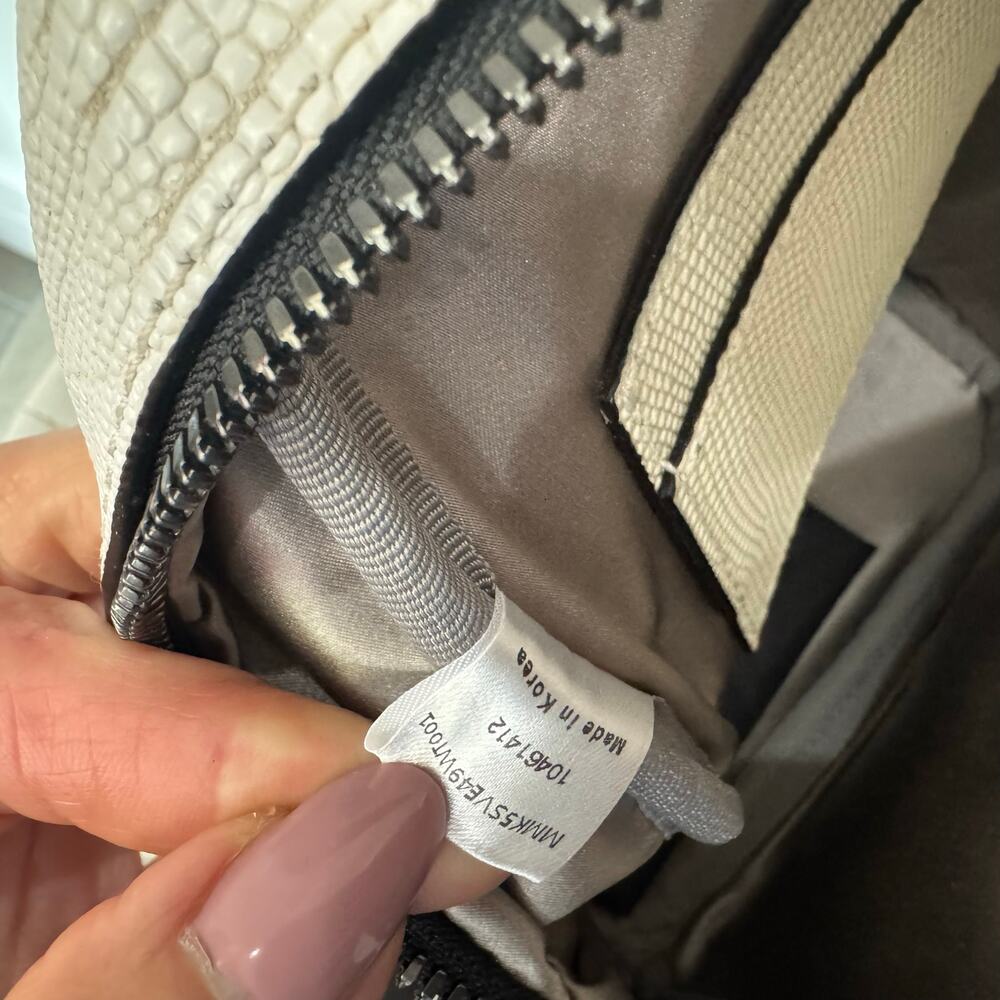 RARE MCM Swarovski Crocodile Leather Mini Backpack White NWOT - Picture 11 of 11